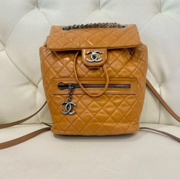 Chanel Quilted Leather Backpack - Picture 1 of 10
